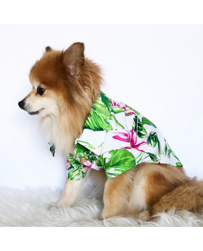 Pet Hawaiian Floral Shirt