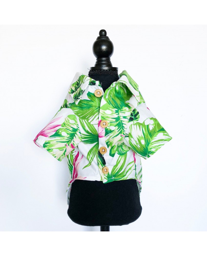 Pet Hawaiian Floral Shirt