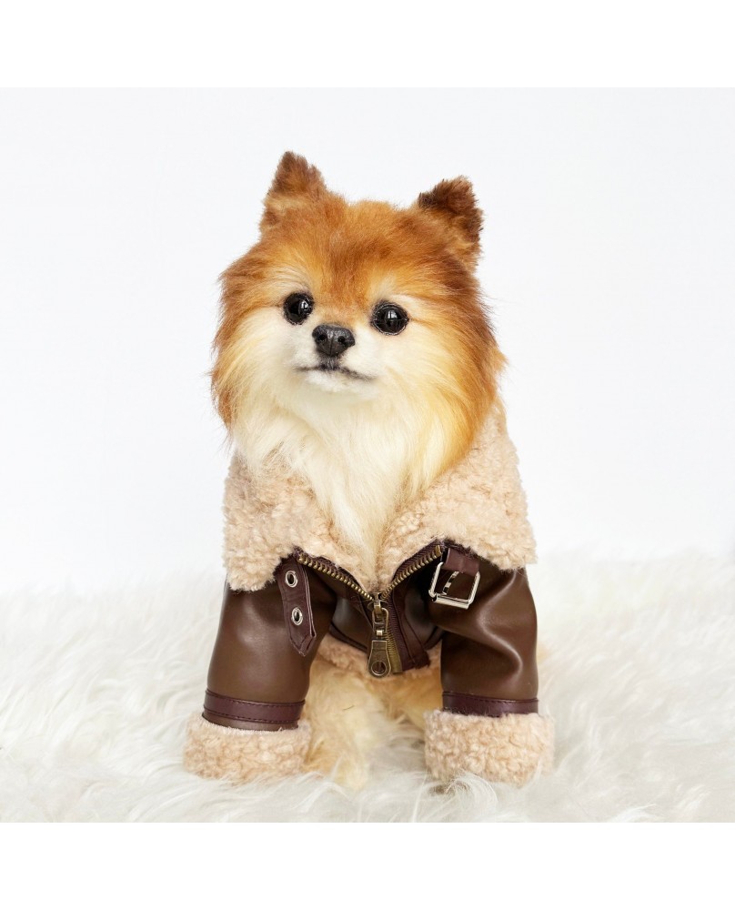 Pet Vintage Leather Jacket