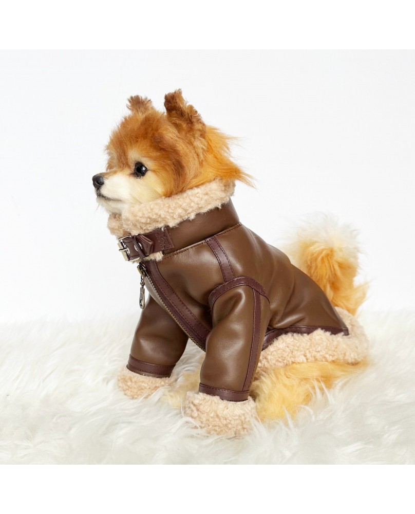 Pet Vintage Leather Jacket