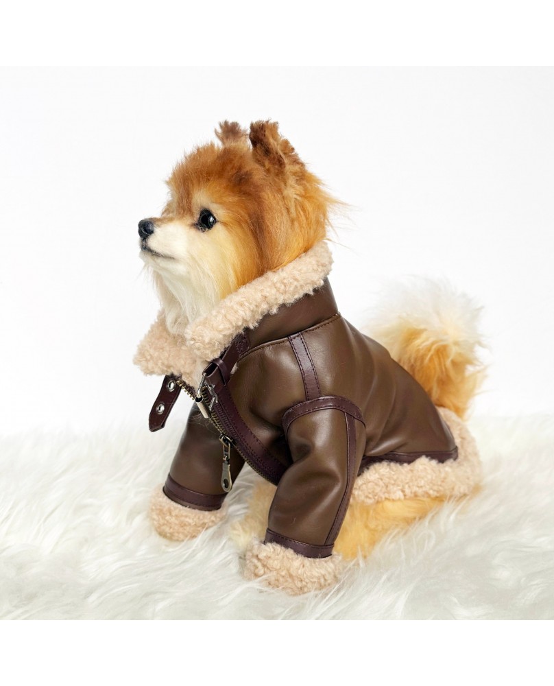 Pet Vintage Leather Jacket