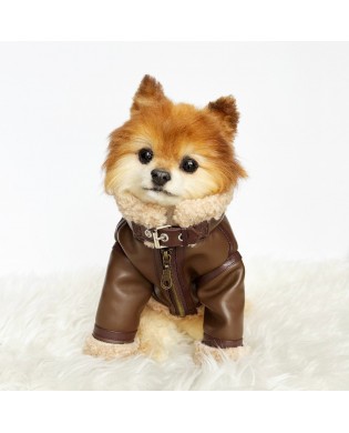 Pet Vintage Leather Jacket